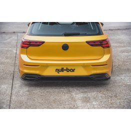 Накладка сплиттер на задний бампер на VW Golf VIII